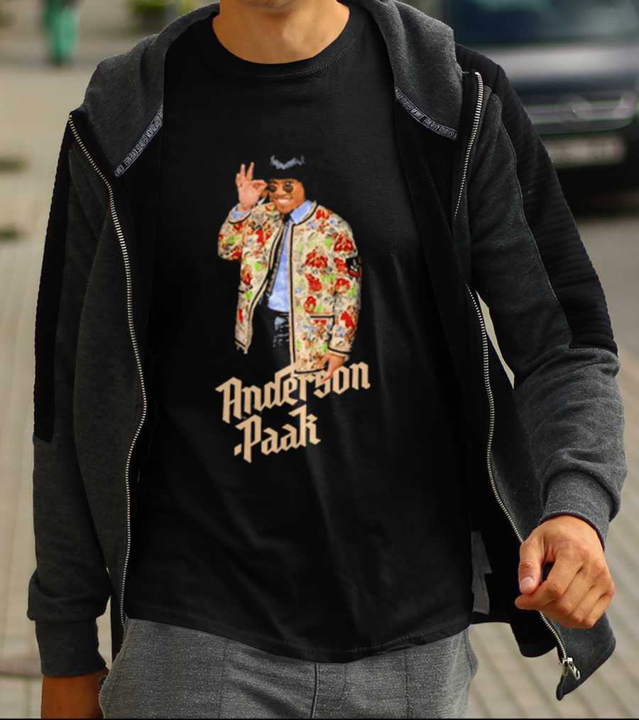Anderson Paak Floral Jacket Style Moment T-Shirt