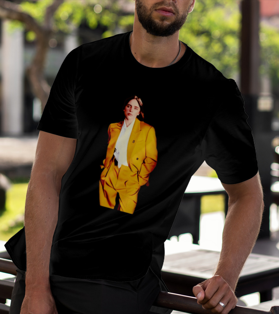Billie Eilish Yellow Suit Fashion T-Shirt