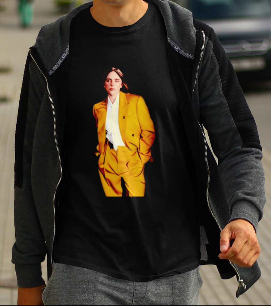 Billie Eilish Yellow Suit Fashion T-Shirt