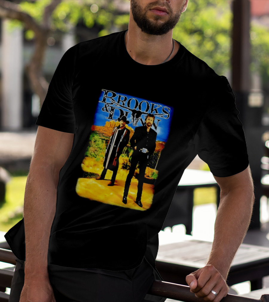 Brooks And Dunn Western Style Desert T-Shirt