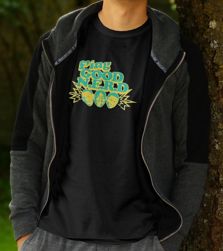 F'ing Good N.E.R.D Faces And Lightning T-Shirt