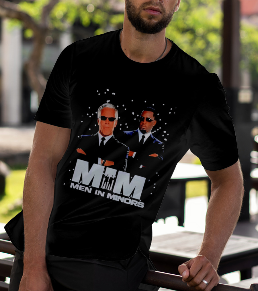 Men In Minors MIM Jeffrey Epstein Sean Combs T-Shirt