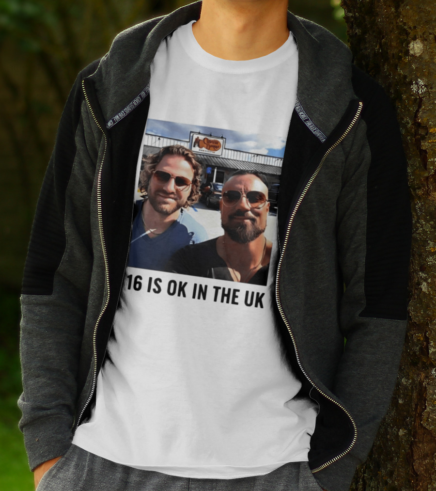 Adam Page Marty Scurll Cracker Barrel 16 Is OK In The UK T-Shirt