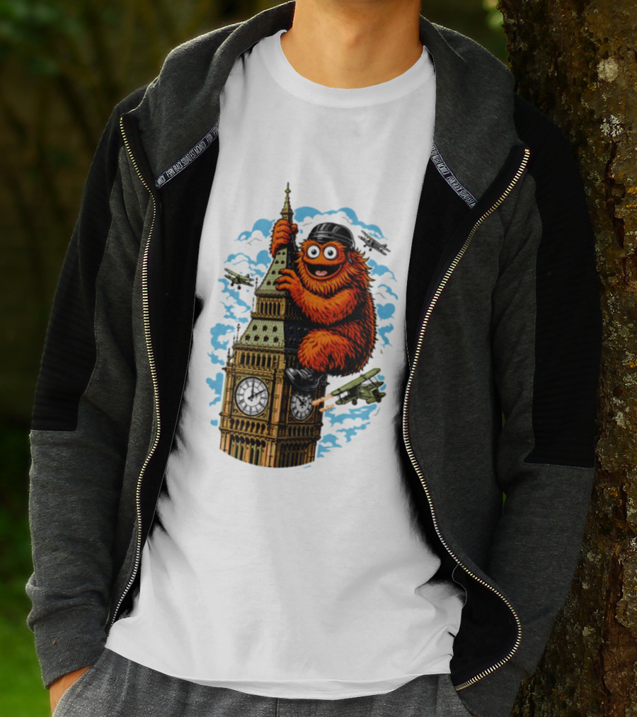 Big Ben Gritty Kong Philadelphia Hockey Clash T-Shirt