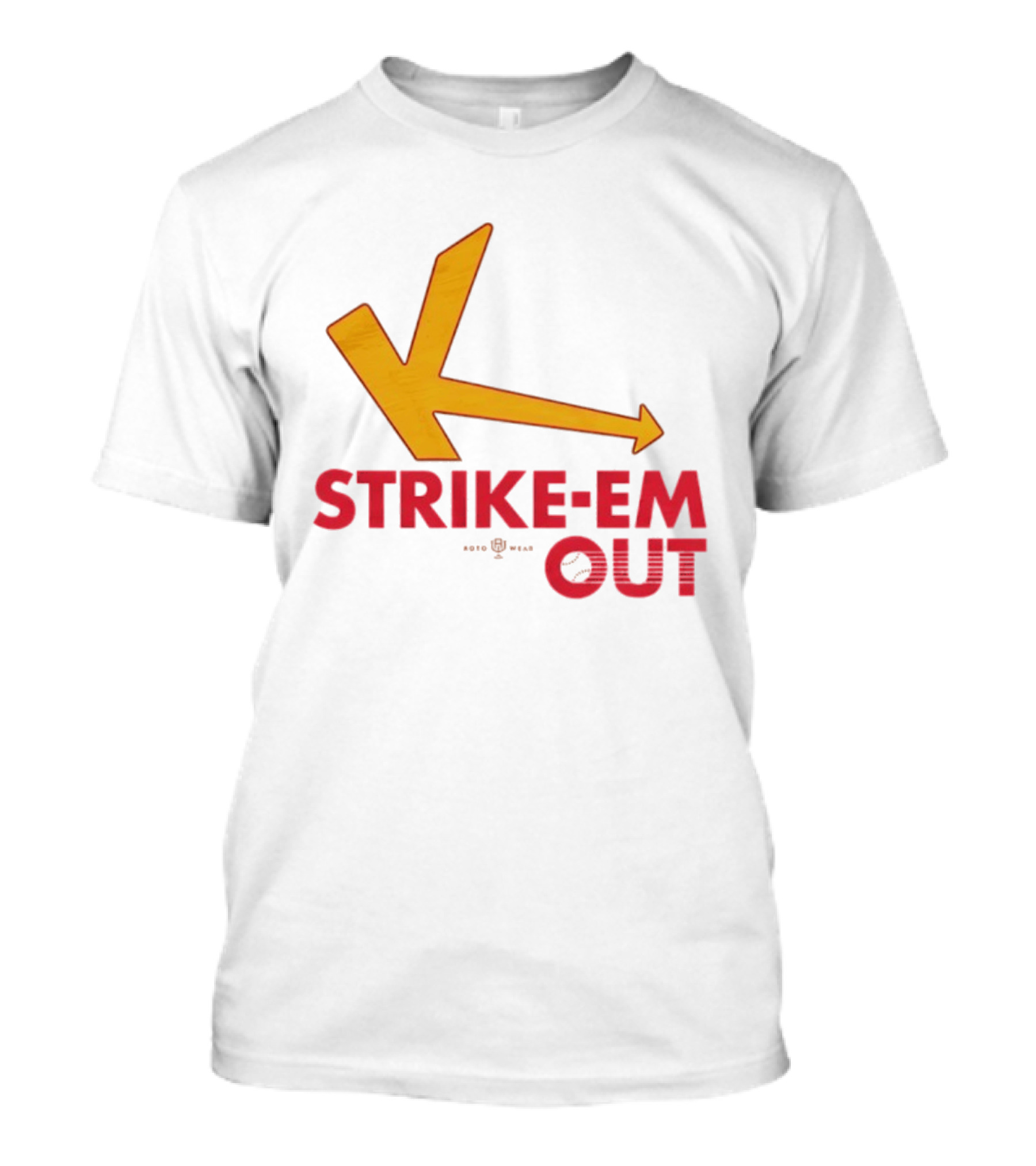 Strike Em Out Arrow CJ Beatt Baseball T-Shirt