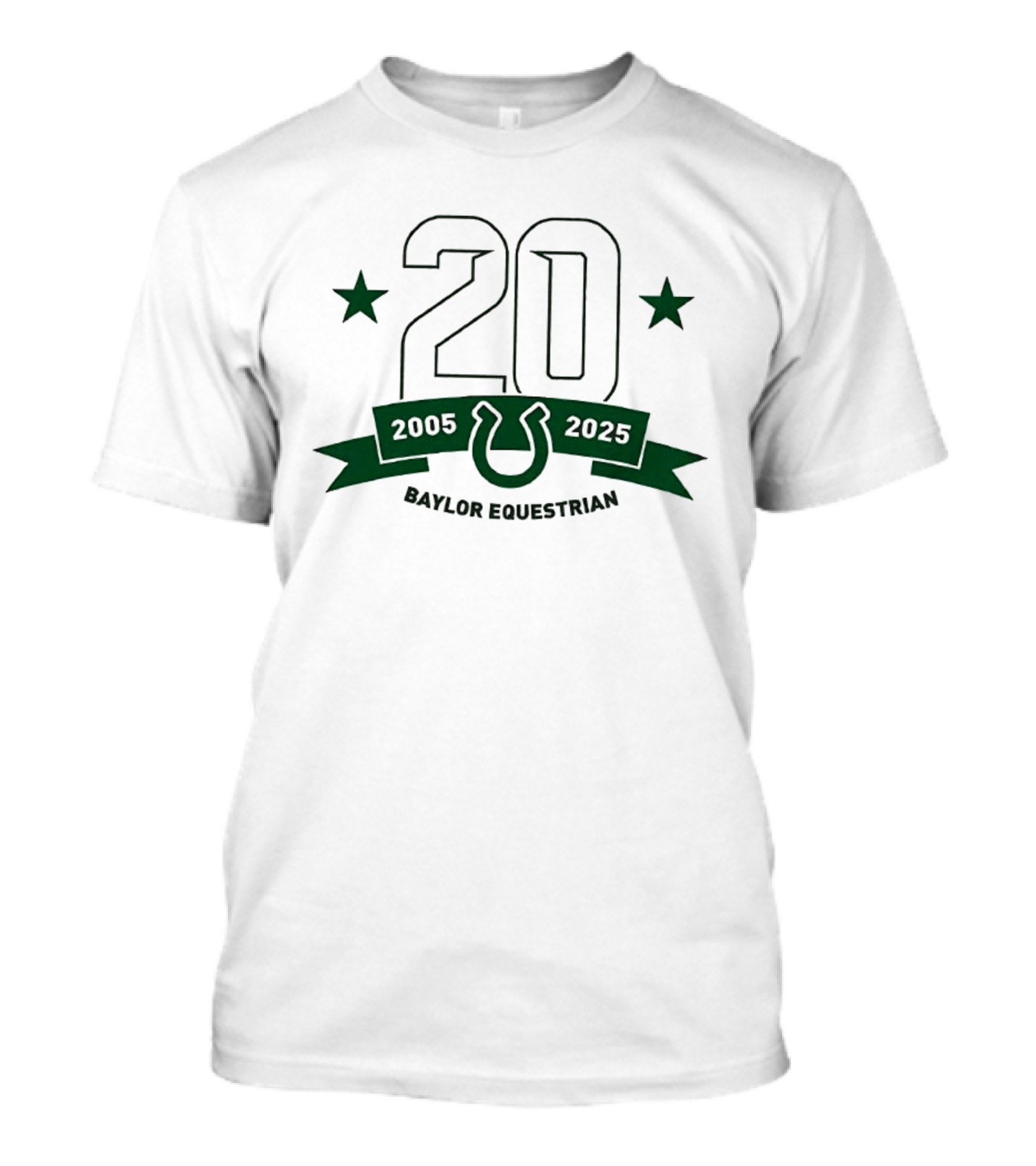 Baylor Equestrian 20 Years Celebration 2005 2025 T-Shirt