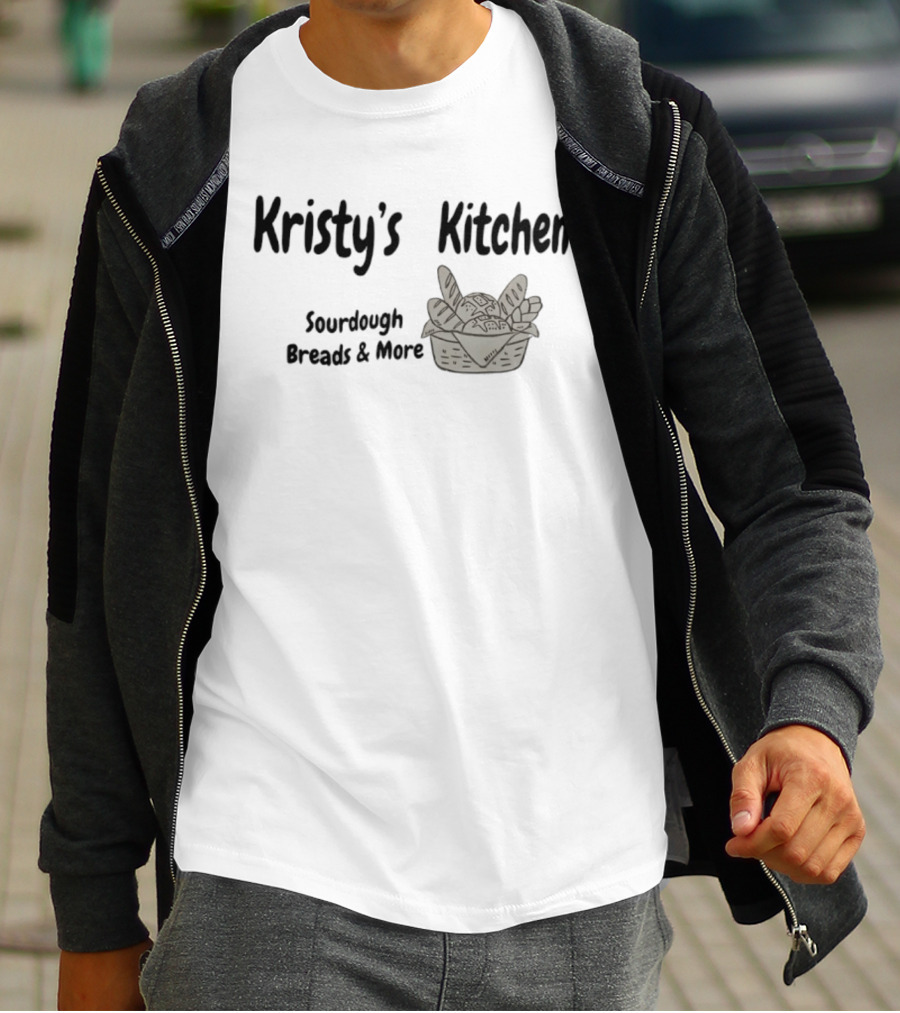 Kristy's Kitchen Sourdough Breads Basket T-Shirt