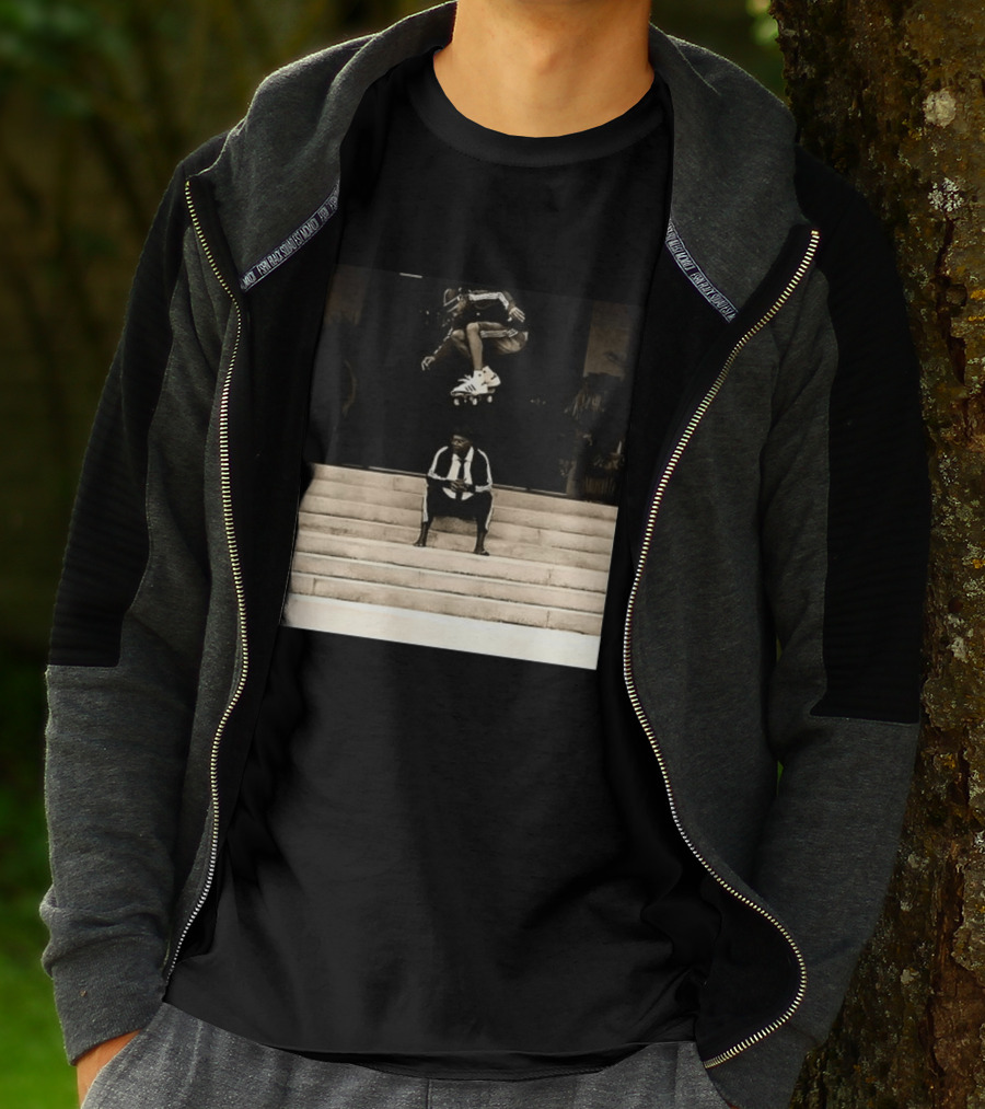 Bad MFs Tyshawn And Samuel L In Adidas Skateboard Jump Scene T-Shirt