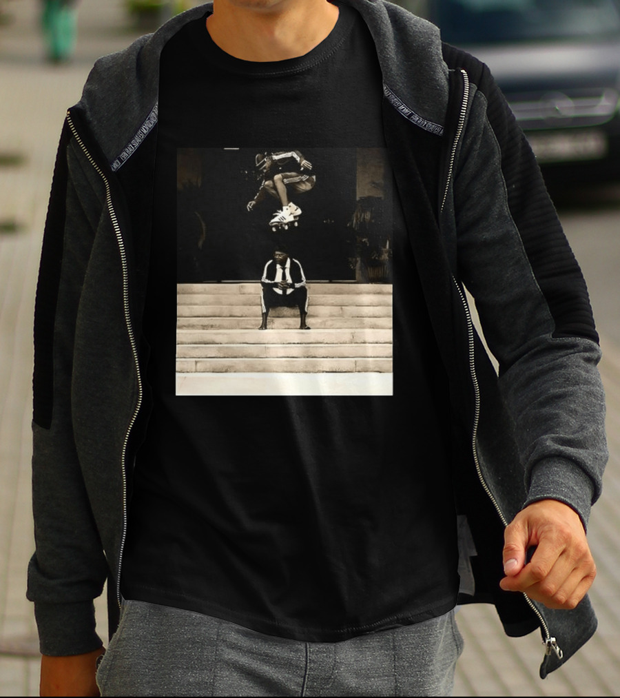 Bad MFs Tyshawn And Samuel L In Adidas Skateboard Jump Scene T-Shirt