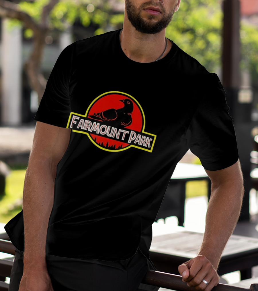 Fairmount Park Pigeon Jurassic Park T-Shirt
