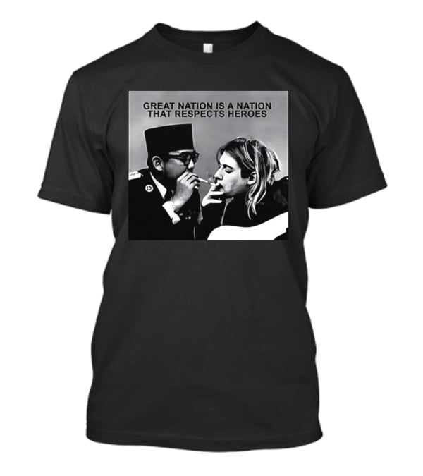 Great Nation Respects Heroes Iconic Figure Meeting T-Shirt