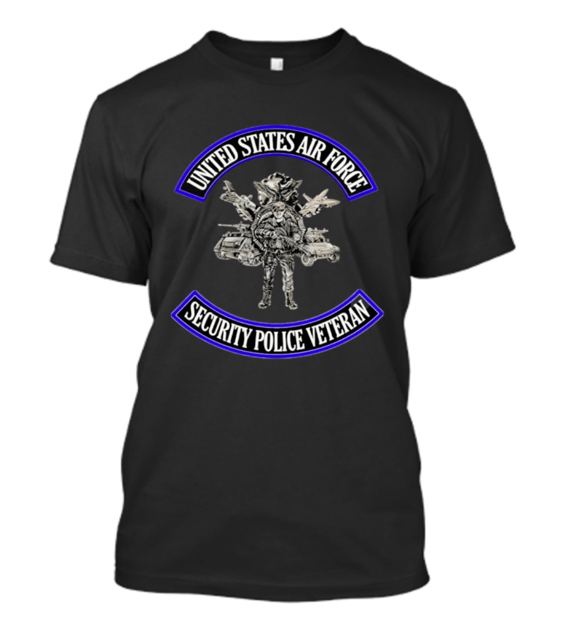 United States Air Force Security Police Veteran Military T-Shirt