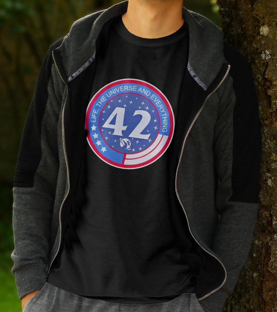 Life The Universe And Everything 42 Hitchhiker's Guide To The Galaxy T-Shirt