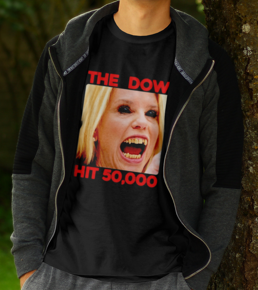 The Dow Hit 50000 Teeth Blonde Woman T-Shirt