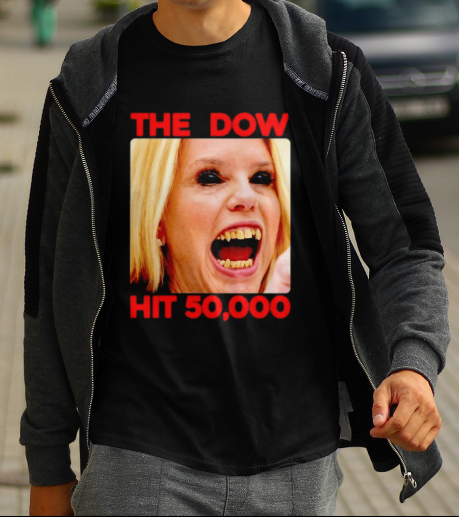 The Dow Hit 50000 Teeth Blonde Woman T-Shirt