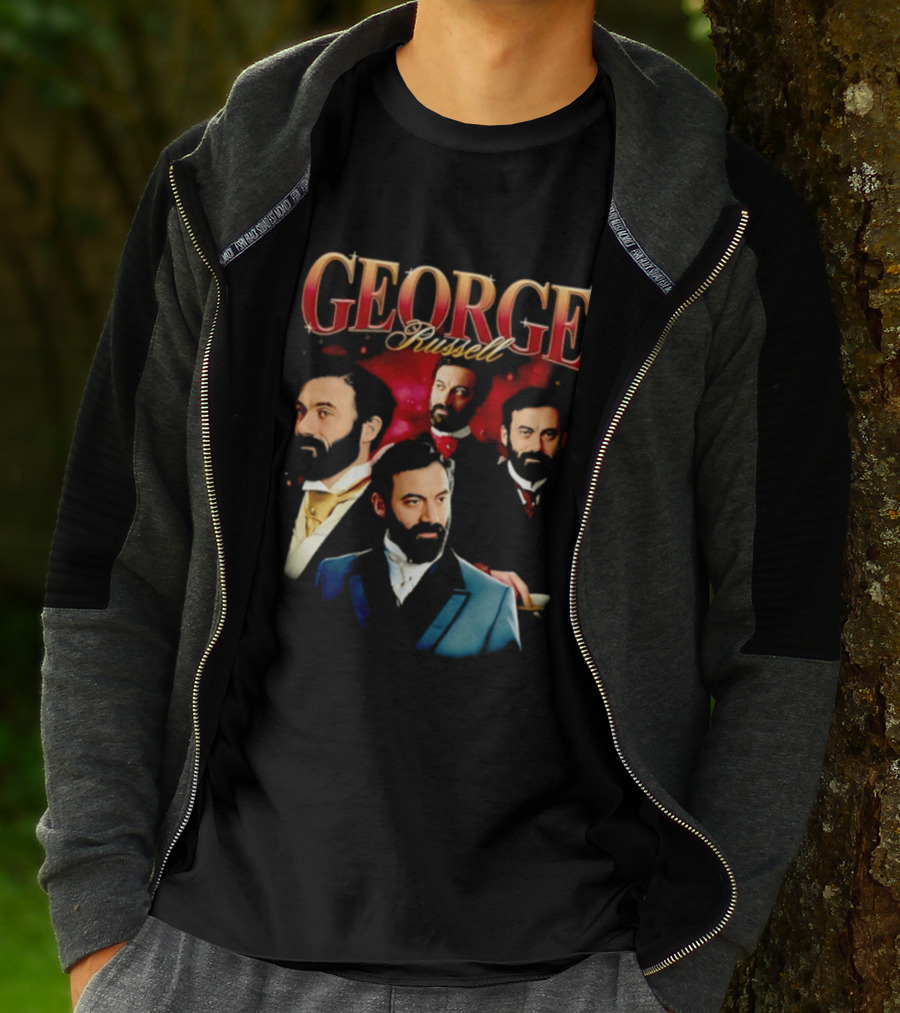 GEORGE Russell Vintage Style Portraits T-Shirt