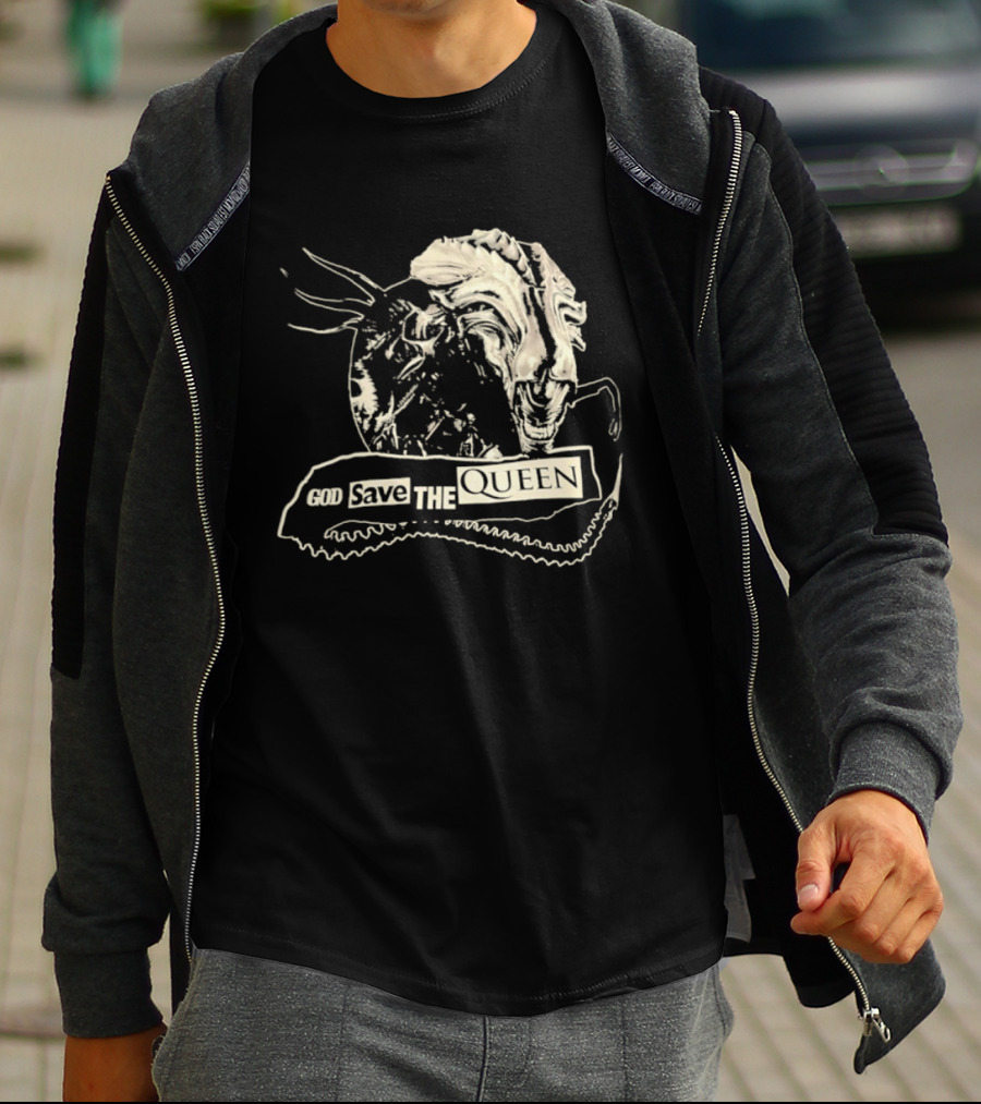 God Save The Alien Queen T-Shirt