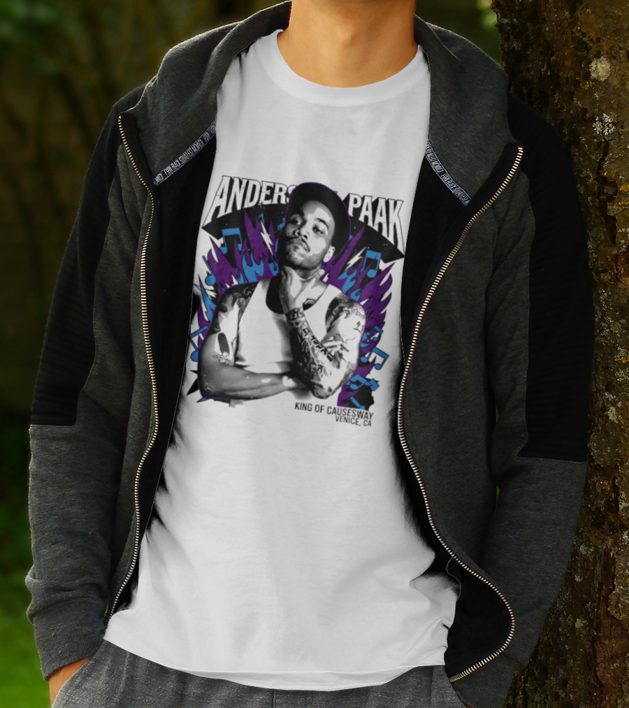 Anderson Paak King Of Causeway Venice CA T-Shirt