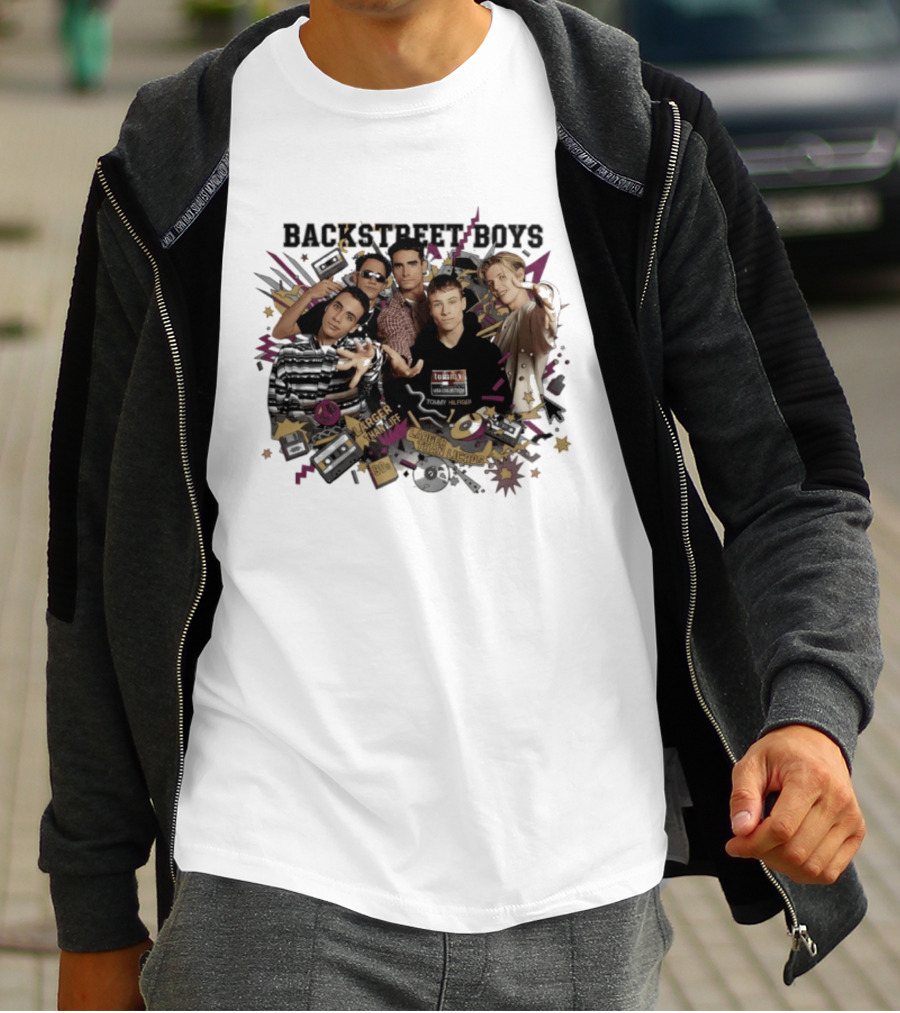Backstreet Boys Larger Than Life 90s Style Music T-Shirt