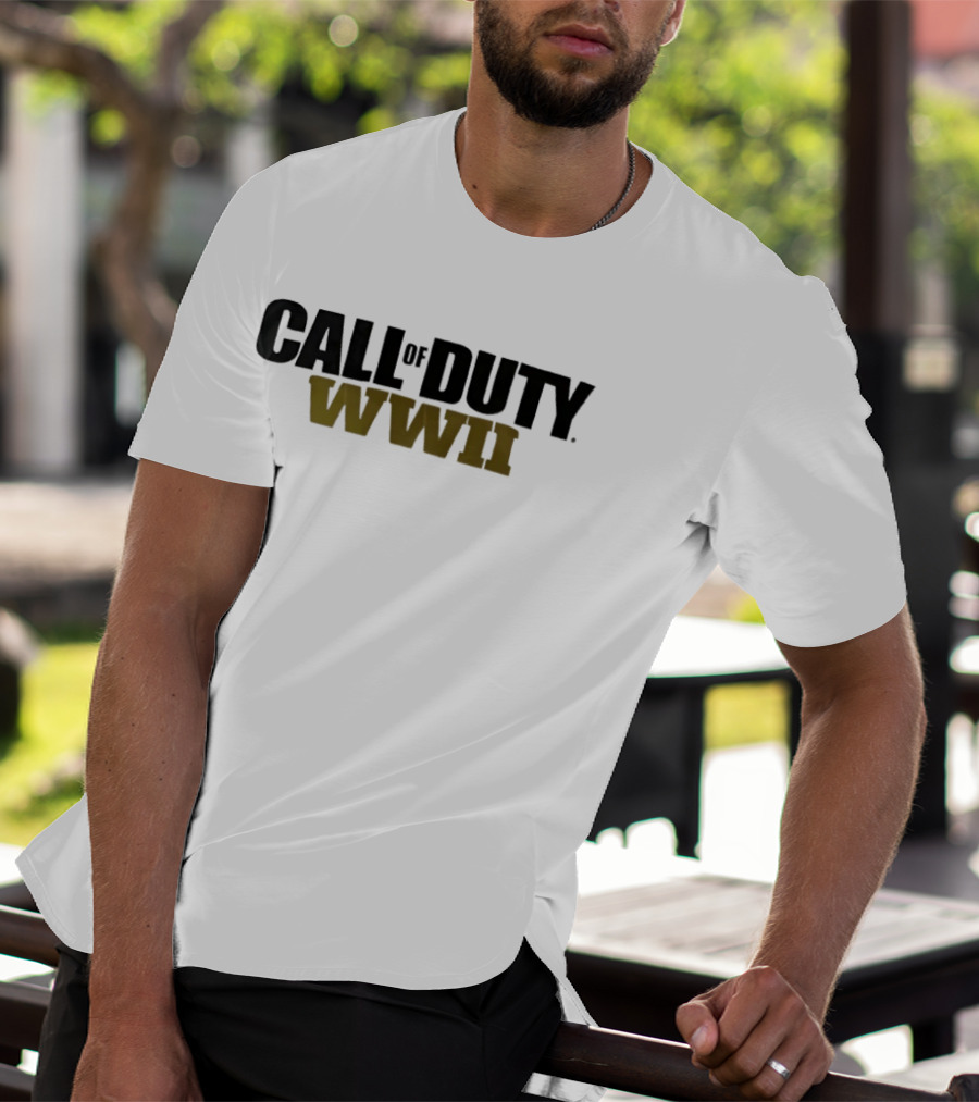 Call Of Duty WWII Gaming Merchandise Iconic Title T-Shirt