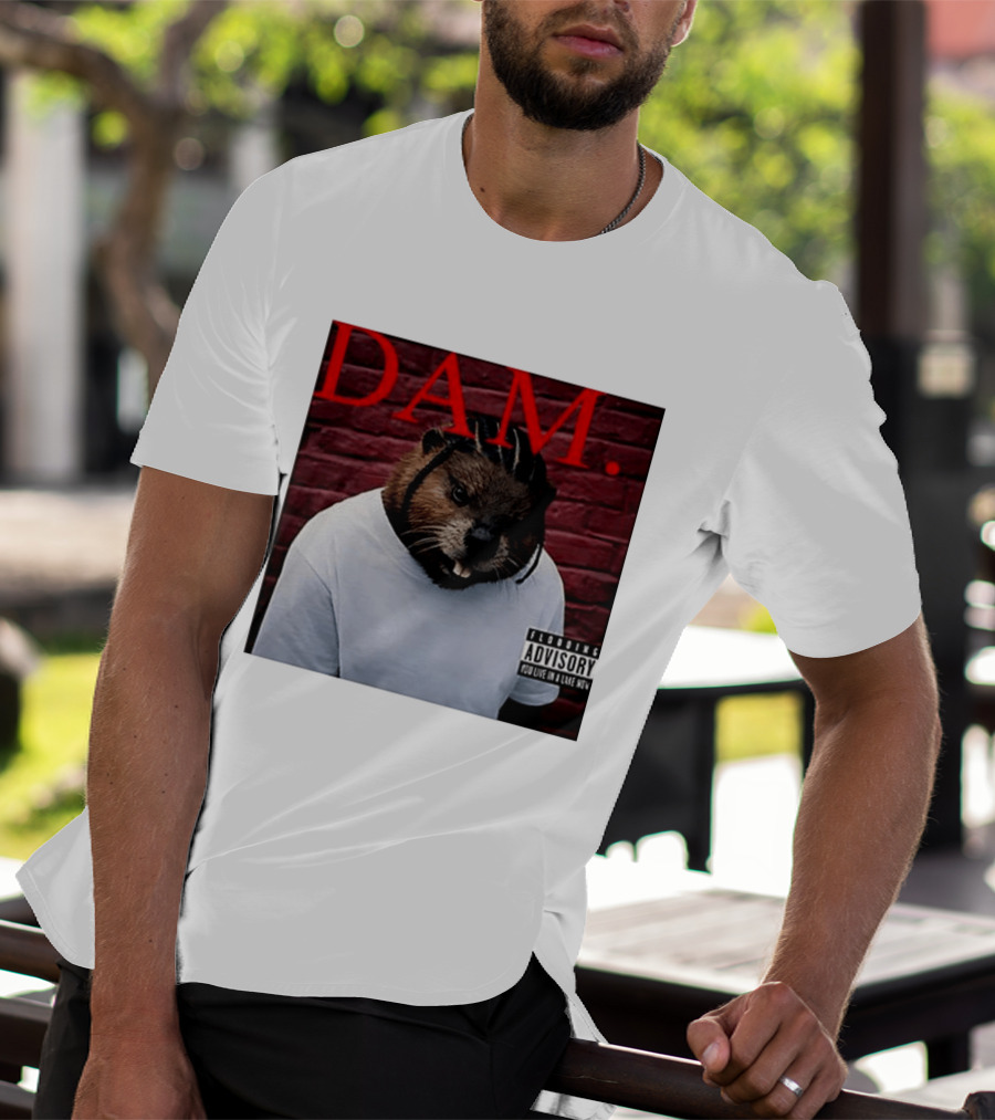 DAM Beavrick Logmar Flooding You Live In A Lake New T-Shirt