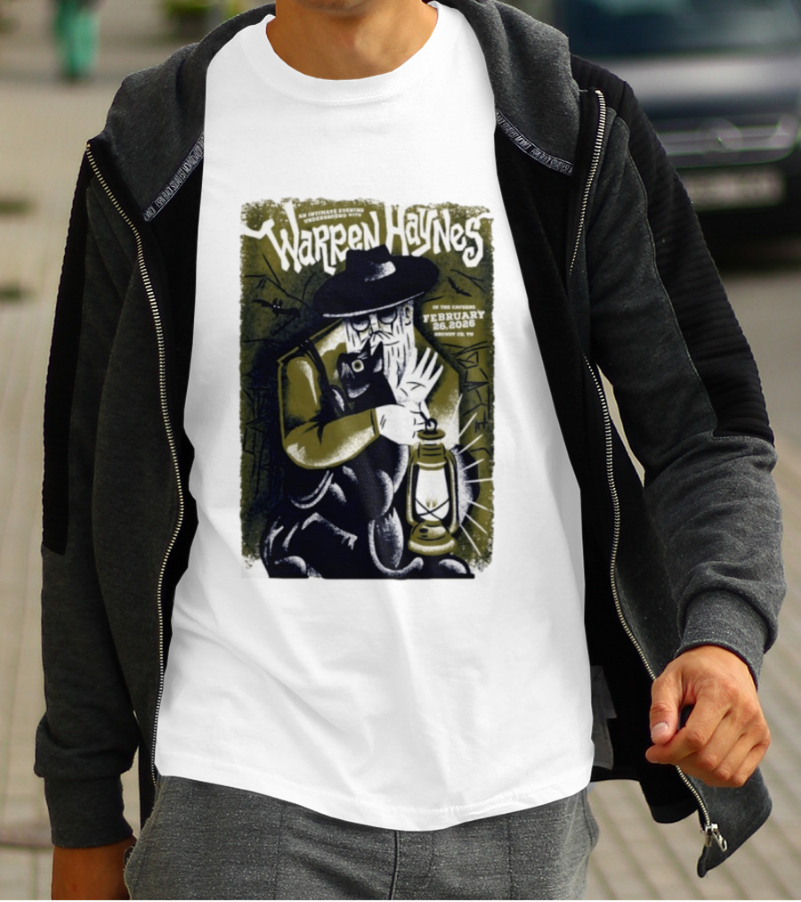 Warren Haynes An Intimate Evening February 26 2026 Grundy County TN Lantern T-Shirt