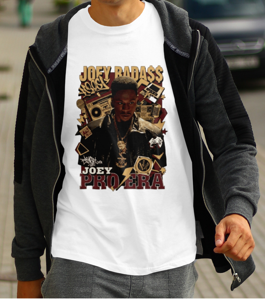 Joey Badass Pro Era Hip Hop Retro Style Collage T-Shirt