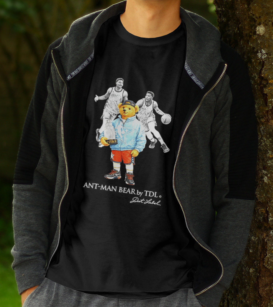 Anthony Edwards Minnesota Timberwolves Bear Trophy USA Basketball T-Shirt