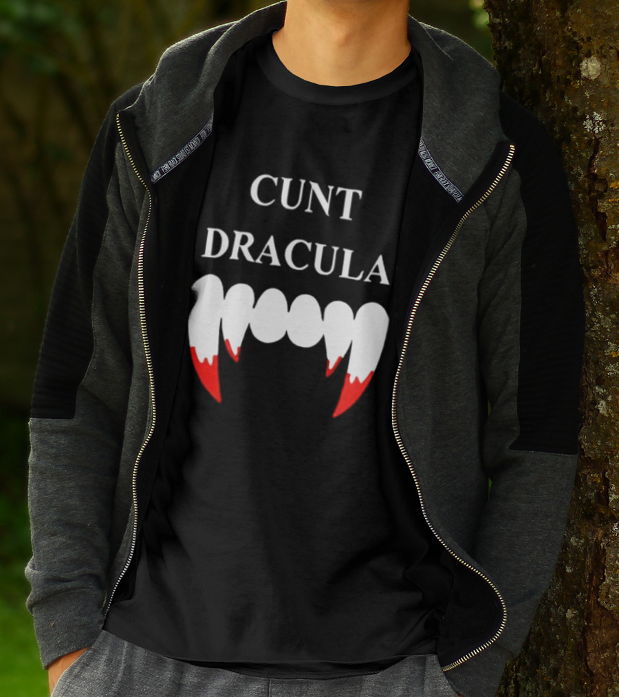 Cunt Dracula Fang Teeth T-Shirt