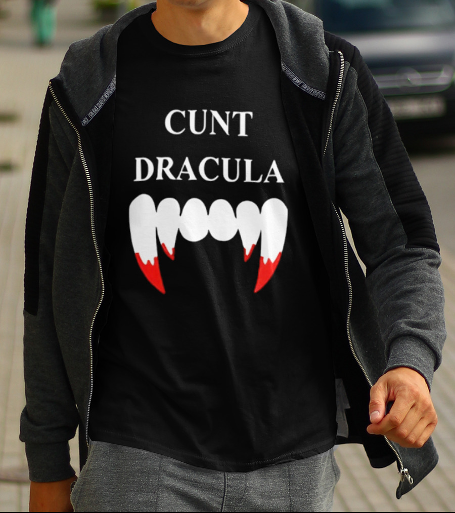 Cunt Dracula Fang Teeth T-Shirt