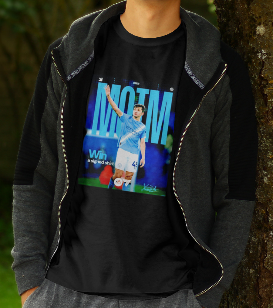 MOTM Win Signed Etihad Airways EA Sports Khusanov T-Shirt