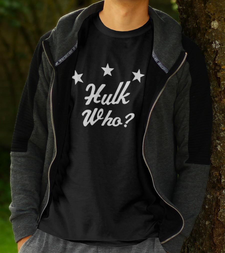 Hulk Who Three Stars Trivia Fun T-Shirt