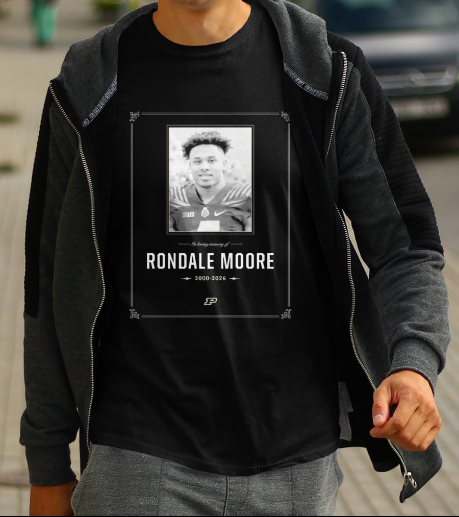 Rondale Moore Memorial 2000 2026 Purdue Football T-Shirt