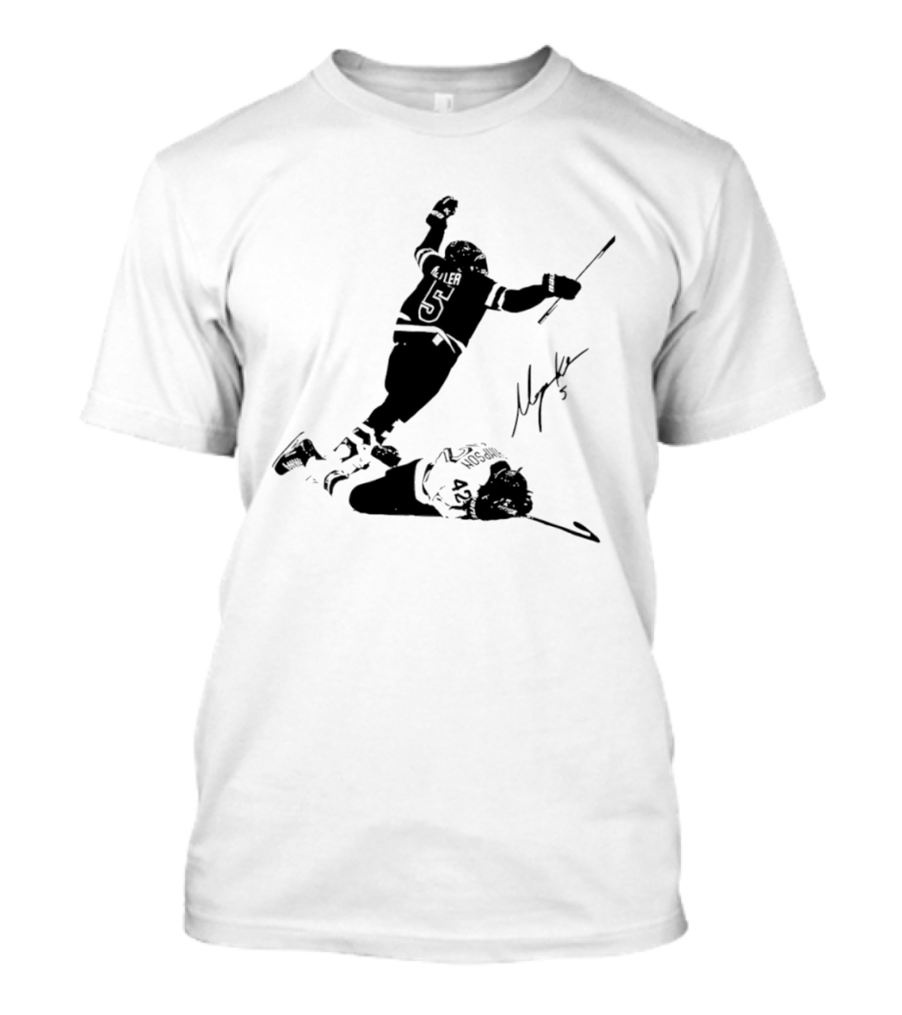 Hilary Knight USA Hockey Signature Silhouette Celebration T-Shirt