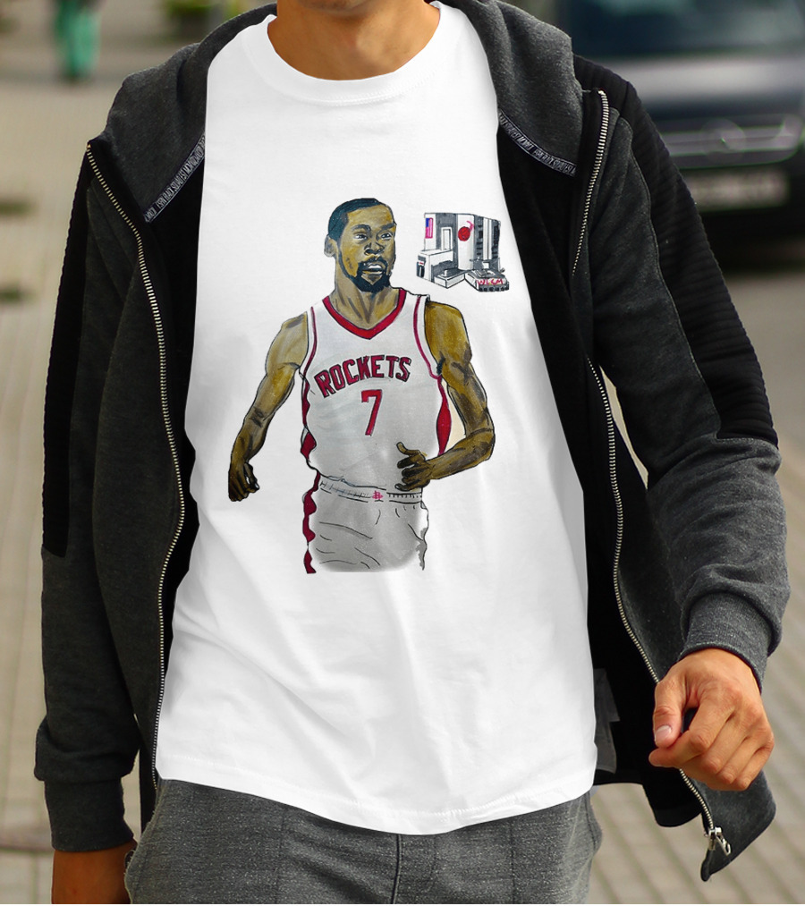 Kevin Durant Rockets Number 7 Basketball Fan T-Shirt