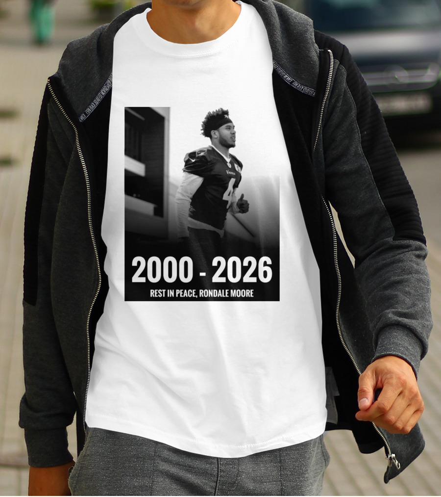 Rest In Peace Rondale Moore 2000 2026 Minnesota Vikings T-Shirt