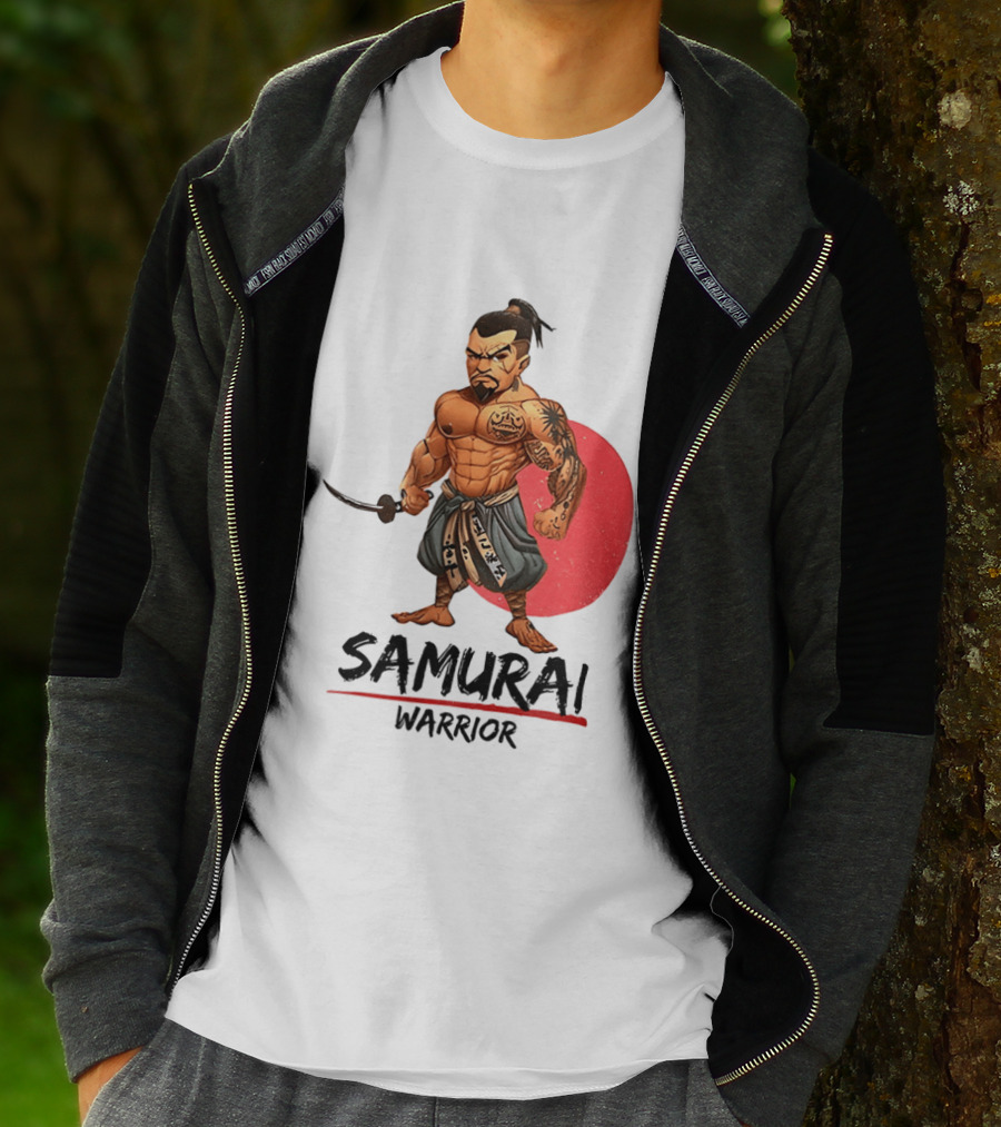 Samurai Warrior Strong Japanese T-Shirt