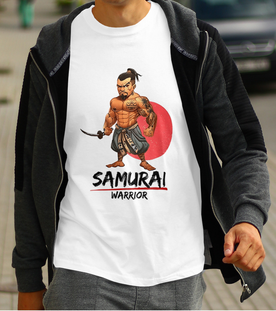 Samurai Warrior Strong Japanese T-Shirt