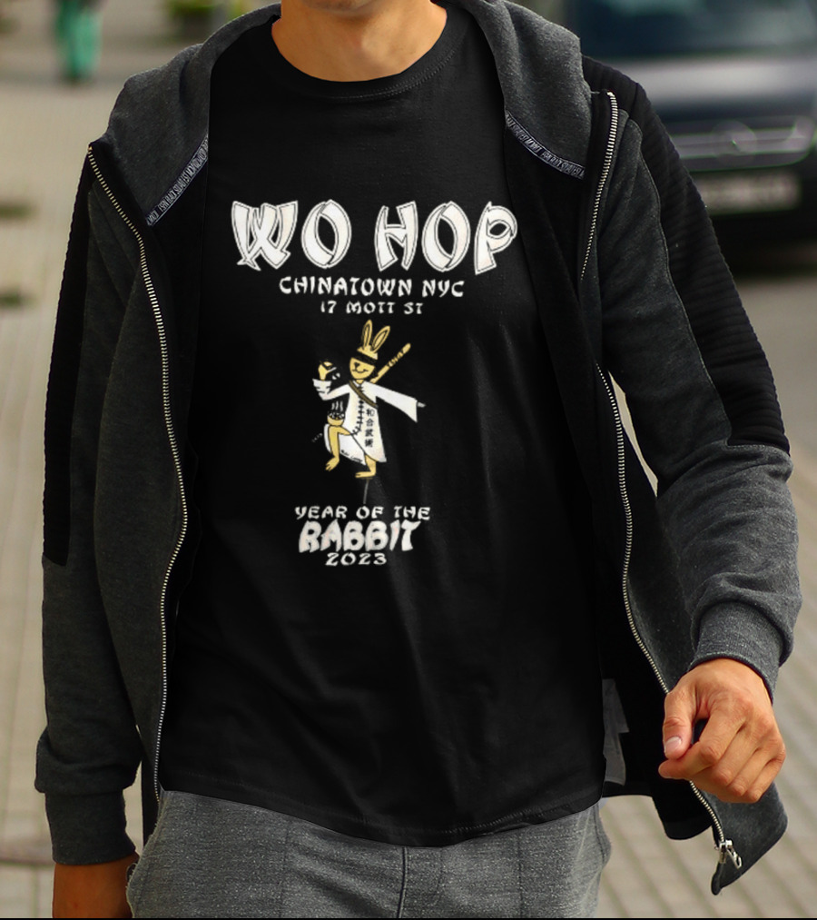 Wo Hop Chinatown NYC 17 Mott St Year Of The Rabbit 2023 T-Shirt