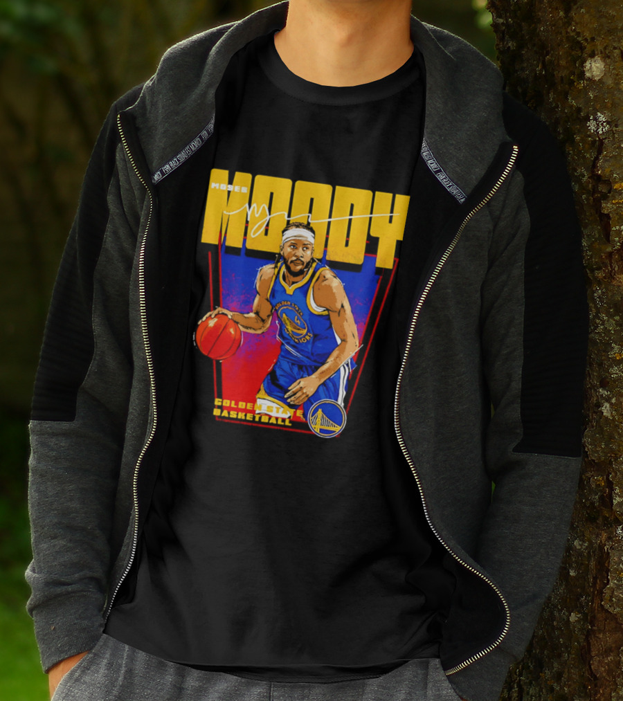 Moses Moody Golden State Warriors Basketball T-Shirt