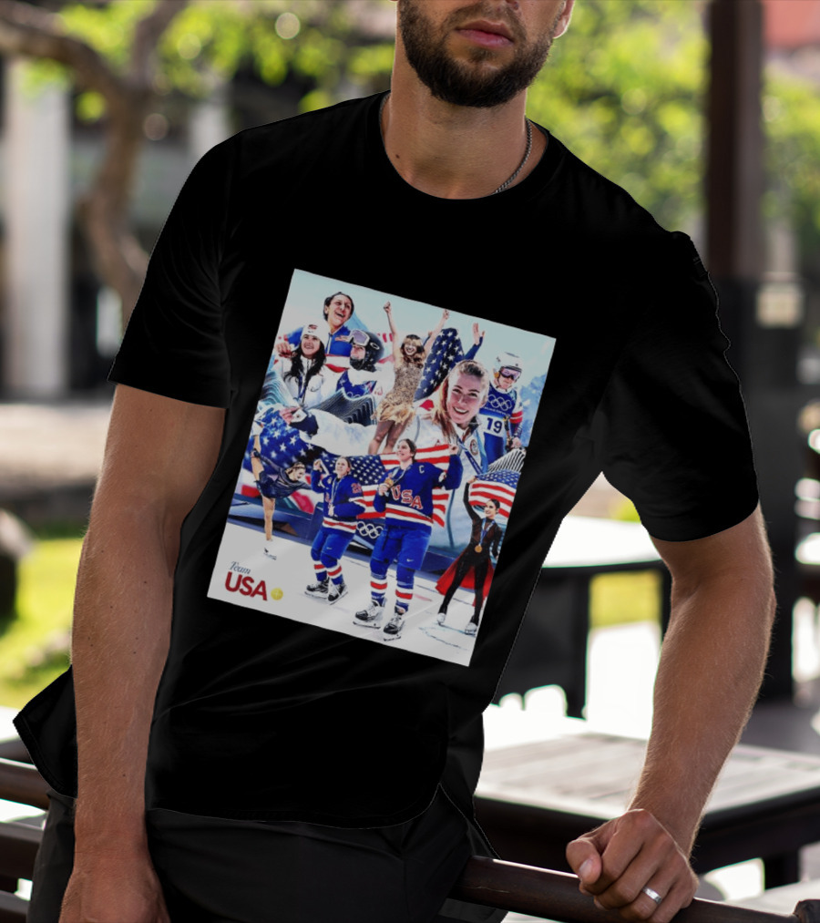 Team USA Dominated Winter Olympics Triumph T-Shirt