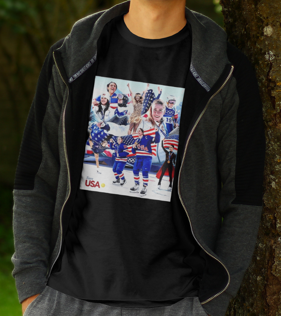 Team USA Dominated Winter Olympics Triumph T-Shirt
