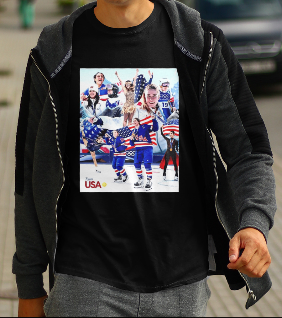 Team USA Dominated Winter Olympics Triumph T-Shirt