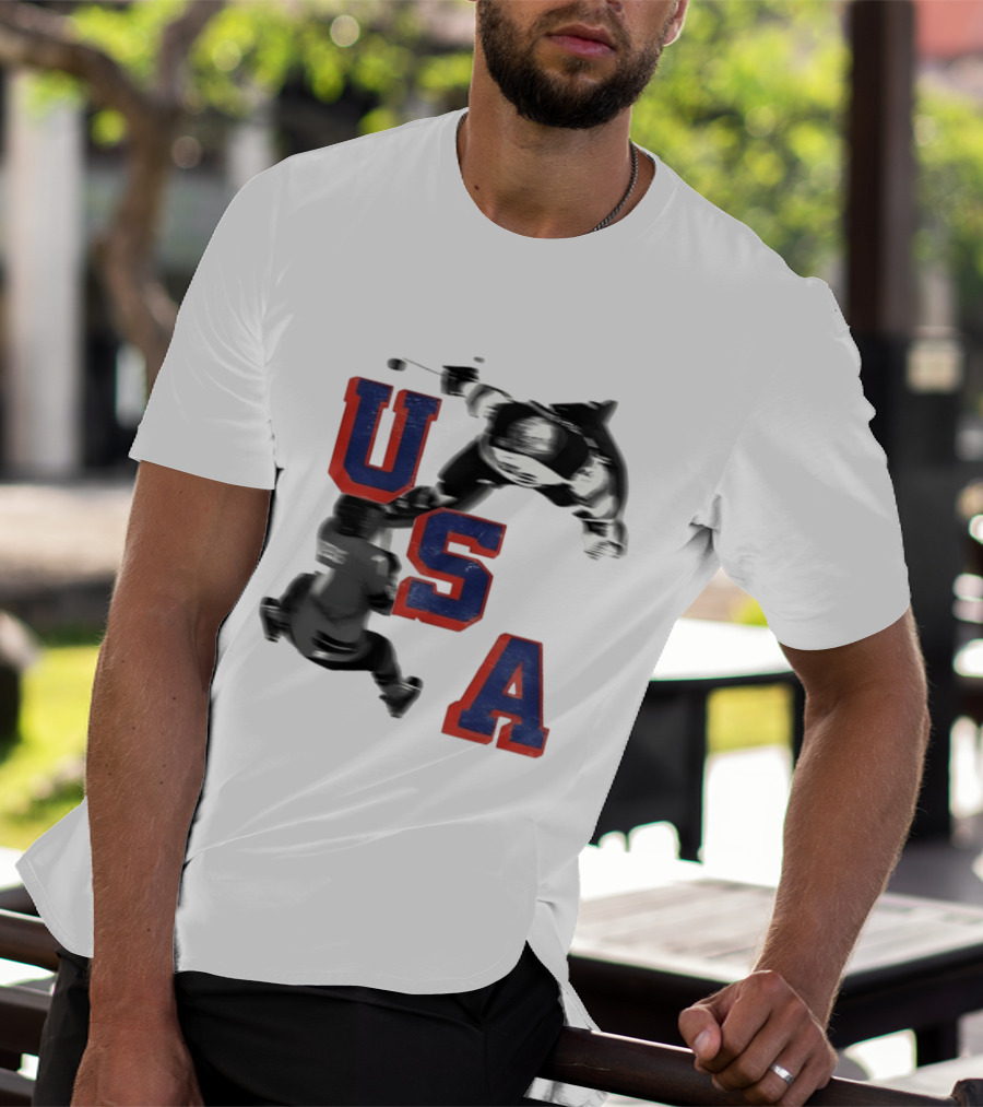 USA Hockey Gold Celebration With Secretary Of Defense Olympic 2026 T-Shirt