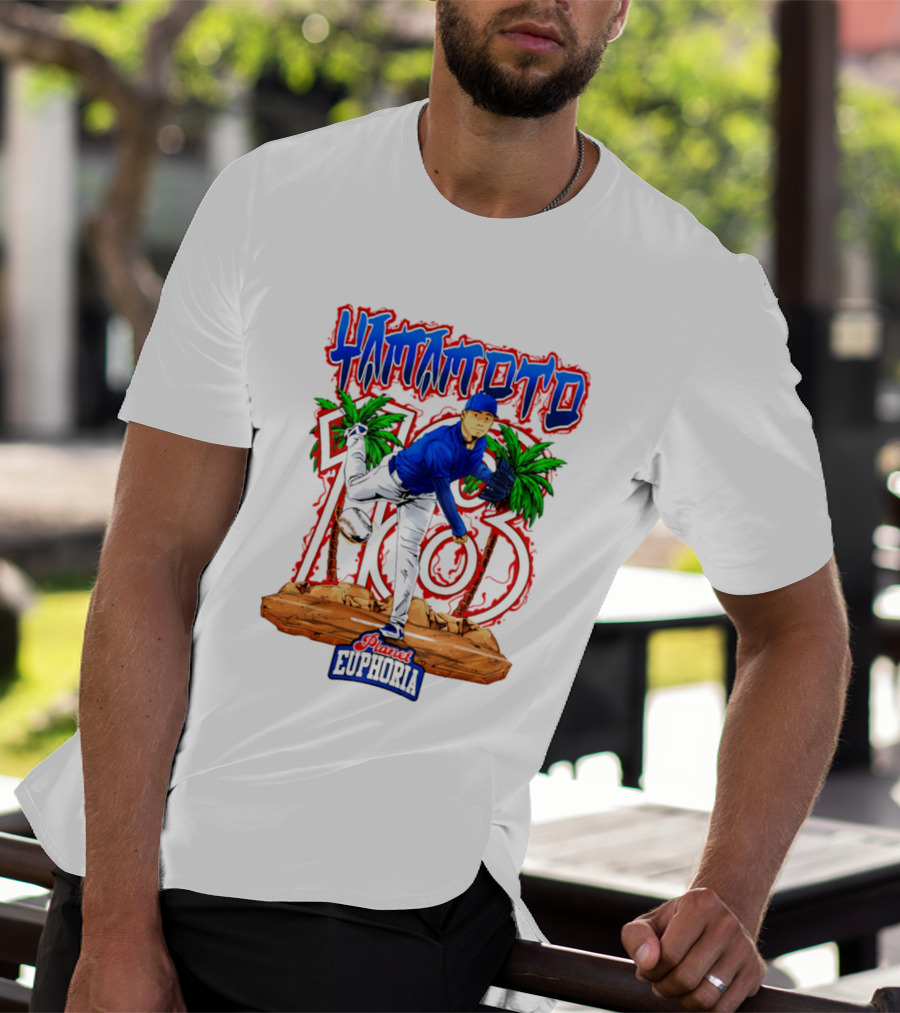 Yamamoto 103 Euphoria Hand Drawn Dodgers T-Shirt