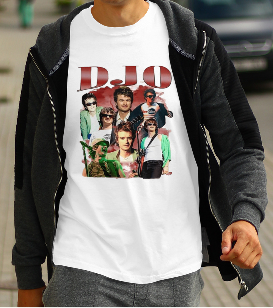 DJO Bootleg Vintage Retro Music Collage T-Shirt