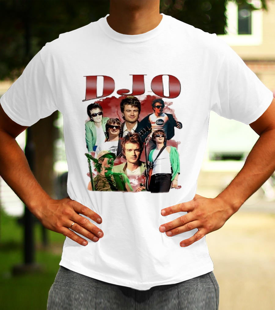 DJO Bootleg Vintage Retro Music Collage T-Shirt
