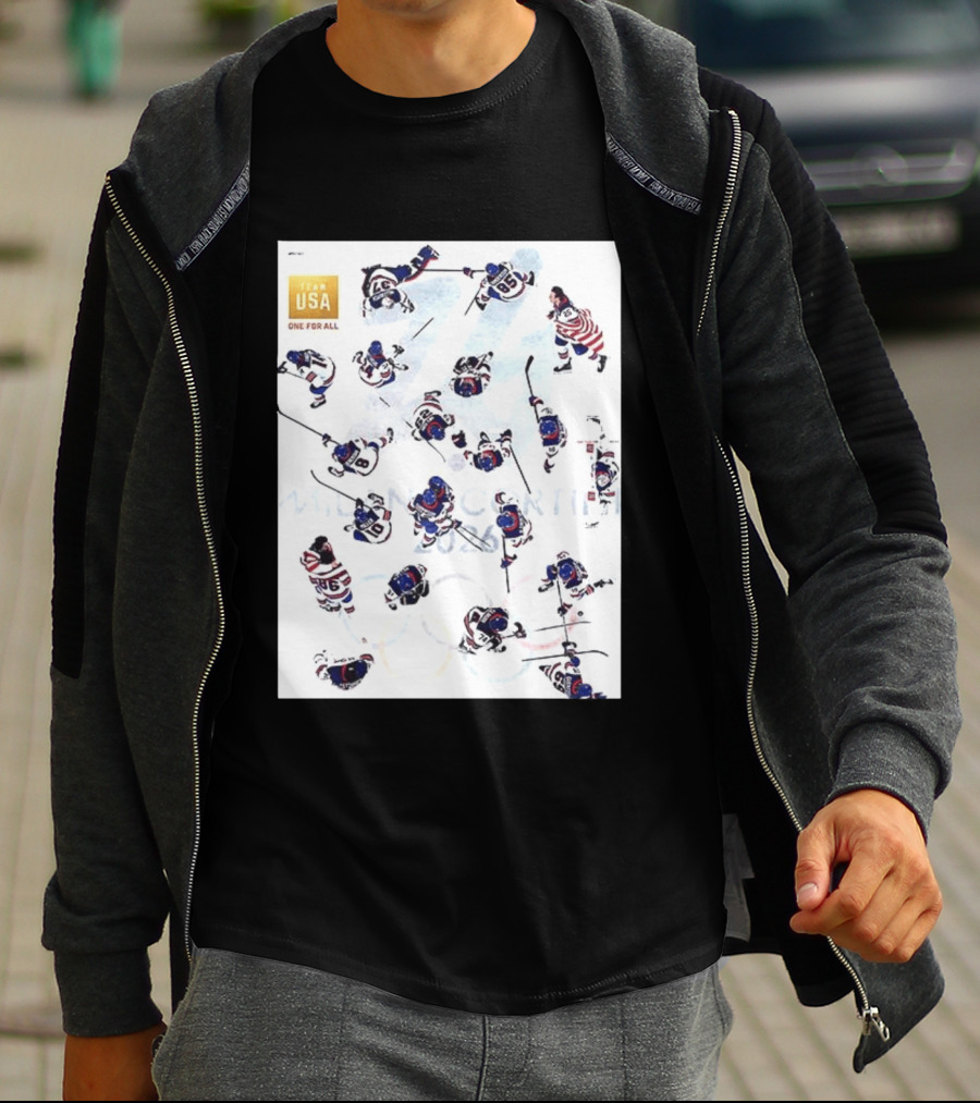 Team USA One For All Ice Hockey Uniforms T-Shirt