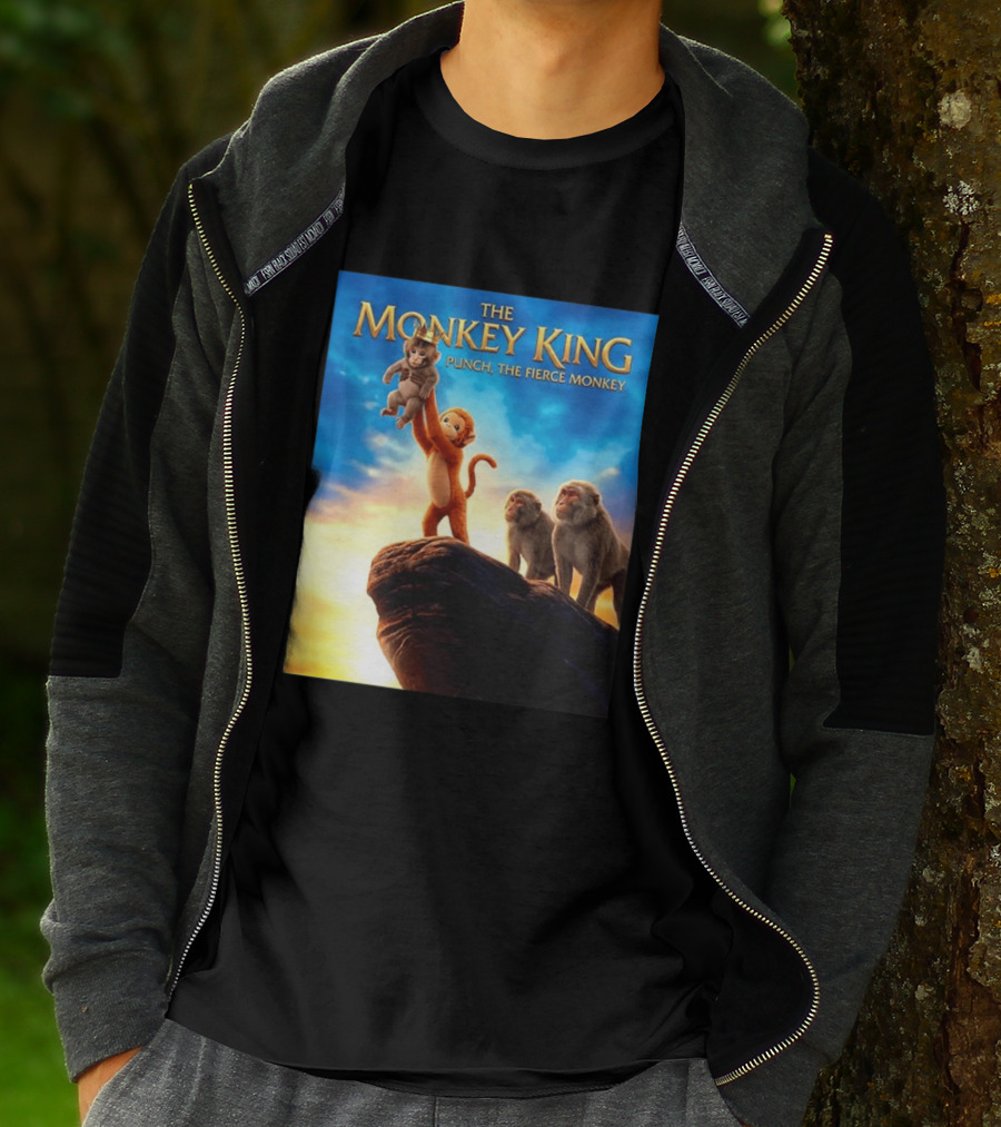 The Monkey King Punch The Fierce Monkey Epic Adventure T-Shirt