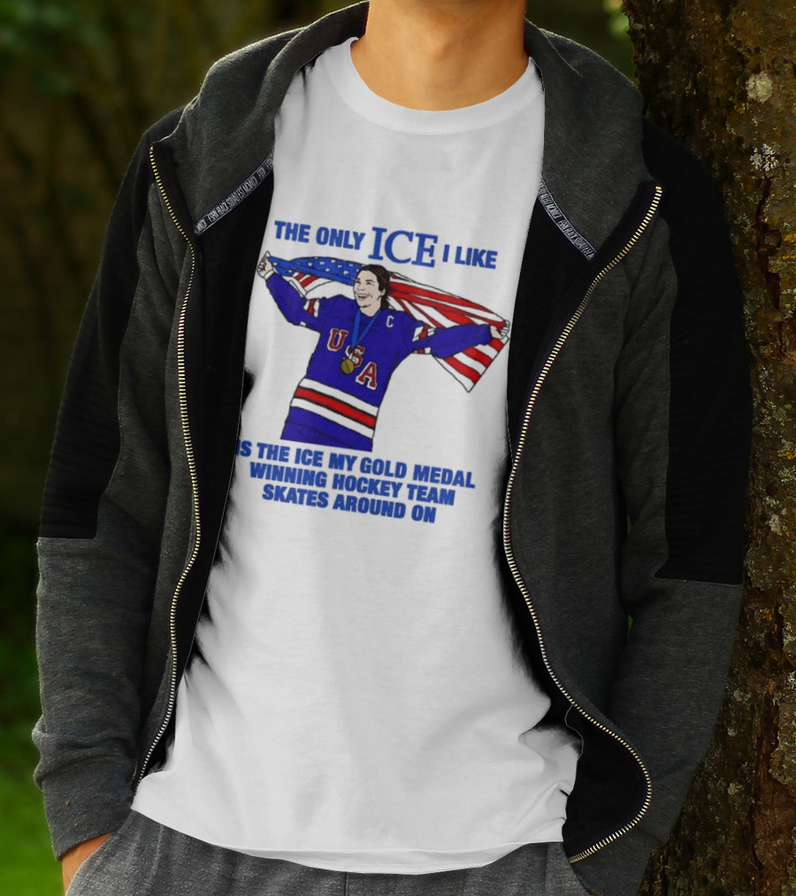 Hilary Knight USA Hockey Gold Medal Winner The Only Ice I Like T-Shirt